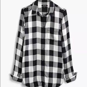 Madewell Slim Ex-Boyfriend Shirt in Buffalo Check